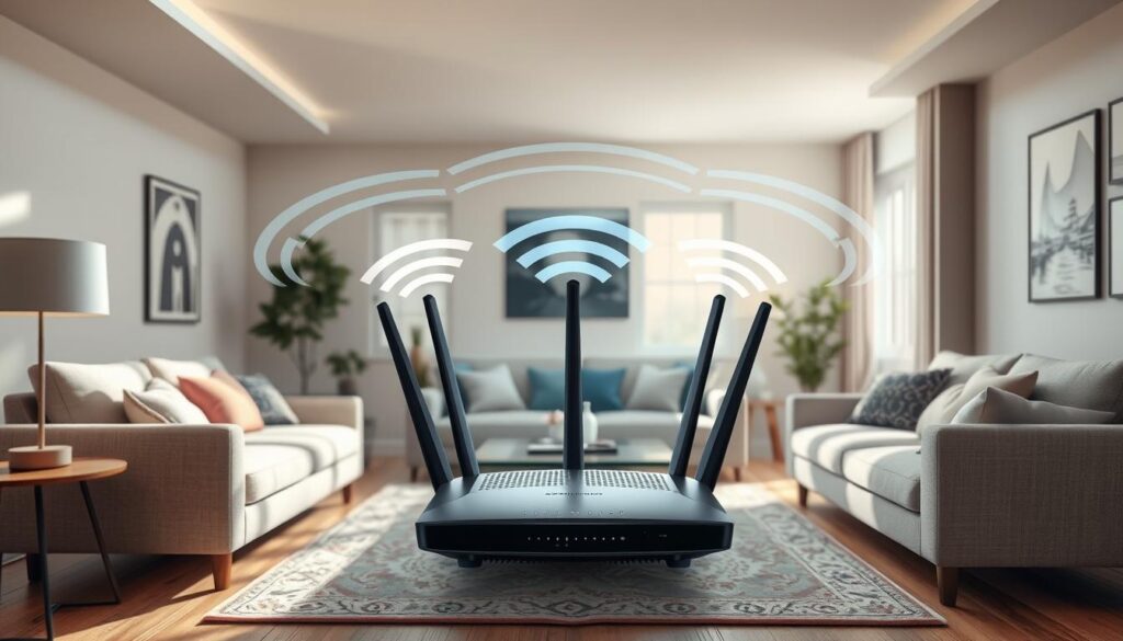 Router Antenna Positioning