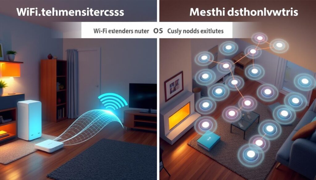 Wi-Fi Extenders vs Mesh Networks Performance