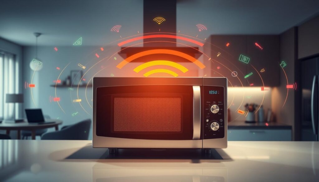 microwave ovens and signal disruption