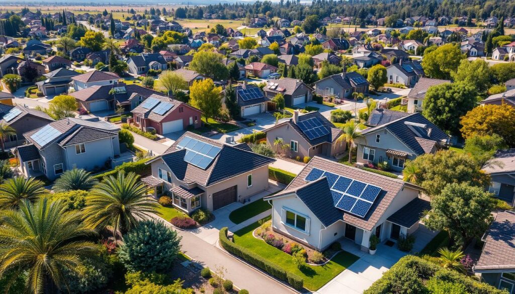 solar panels in homes