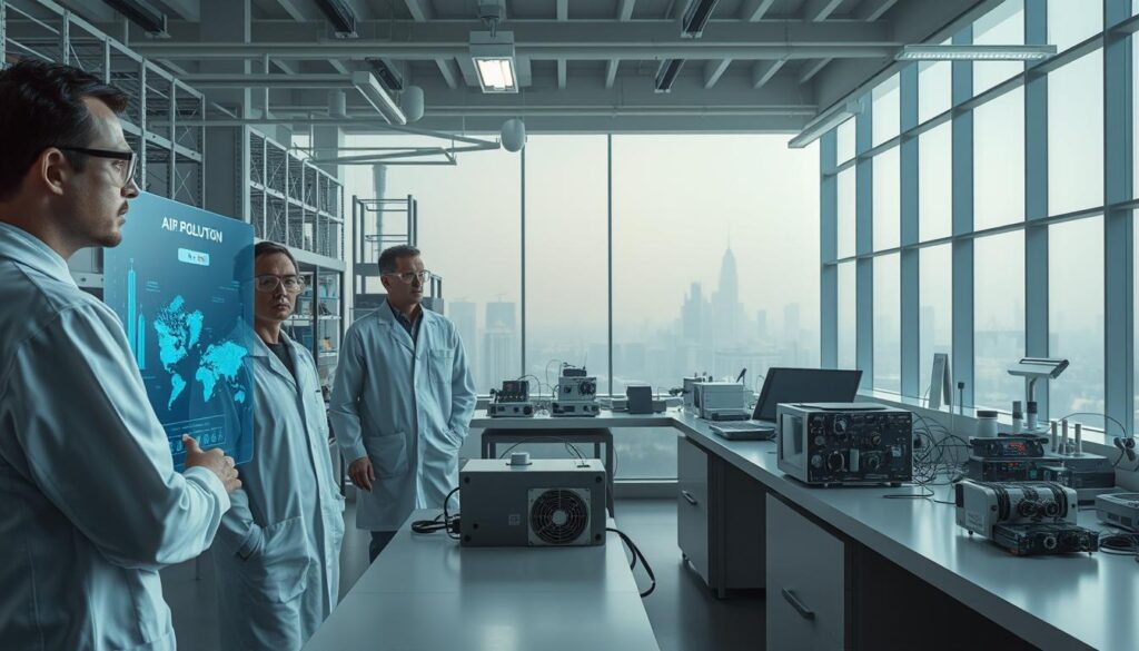 scientific research on air pollution