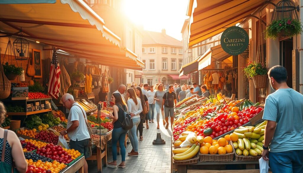 shopping locally